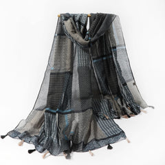 Men's Boho Tassel Bandana Scarf