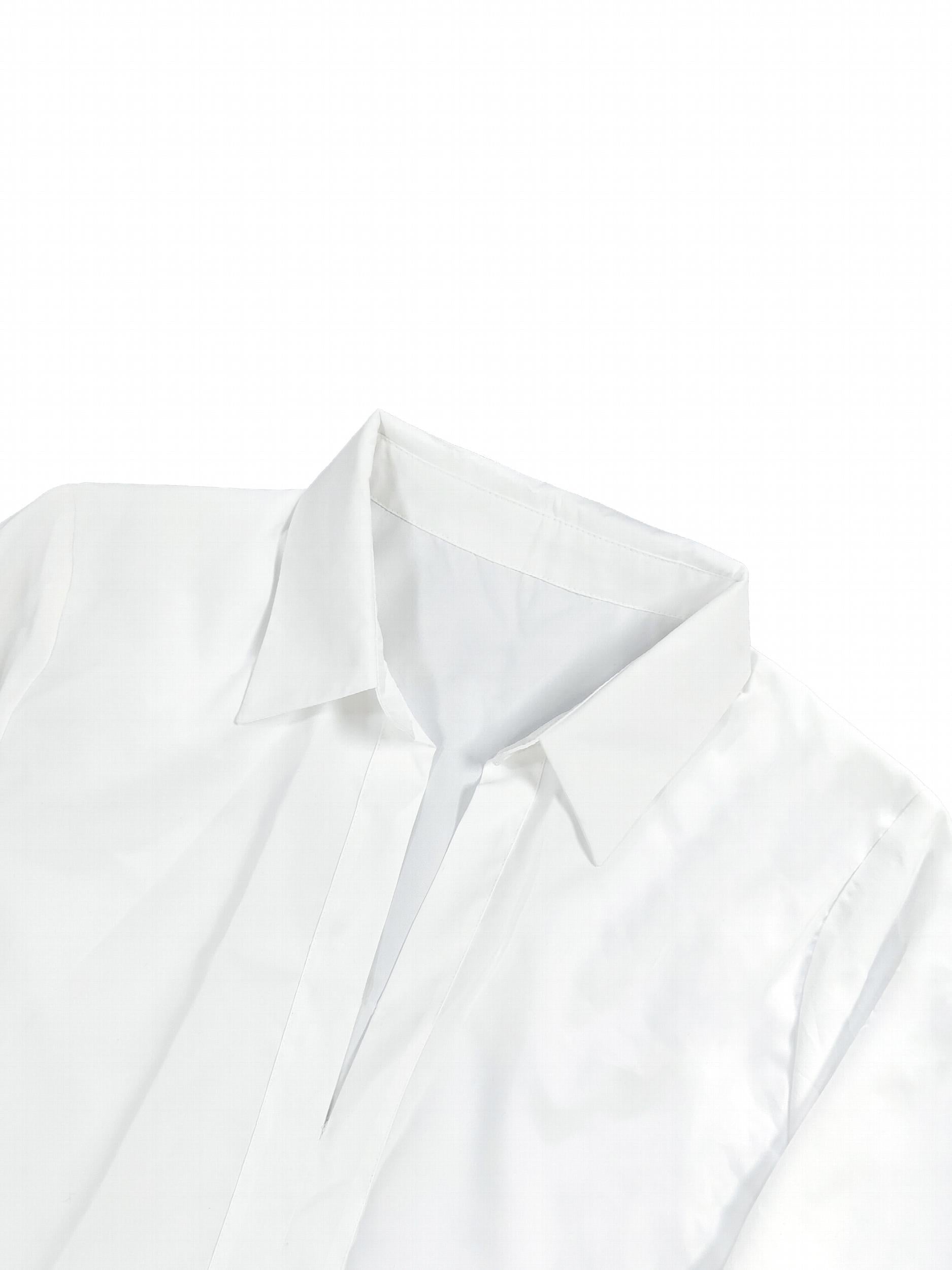 Casual Blouse Women's Plus Plain Long Sleeve Shirt
