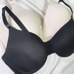 2 Pack Women's Plus Size Comfort Bra Set Seamless Padded Molded Cup 2pcs