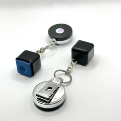 Retractable Billiard Chalk Case Pool Cue Holder Protective Cover