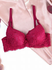 Lace Push Up Bra Comfy & Breathable Women's Lingerie