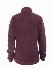 Marble Fleece Causal Sports Jacket Long Sleeve Sweatshirts Coat