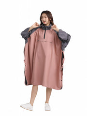 Women's Windproof Waterproof Long Poncho Raincoat