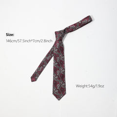 Men's Paisley Necktie Business Wedding Party Tie Great Gift