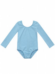 Girls Long Sleeve Bodysuit Leotards Ballet Dance Gymnastics Outfit