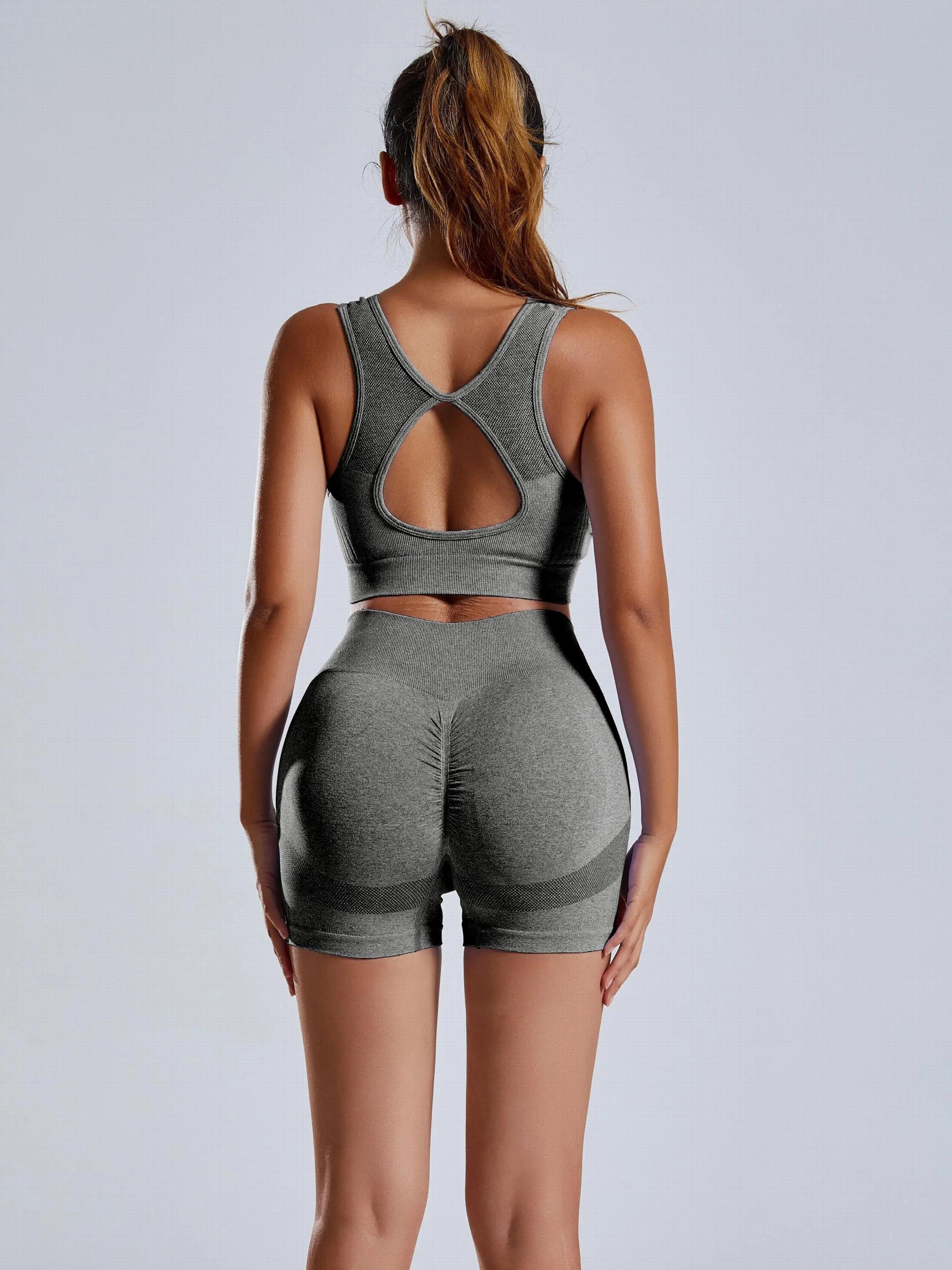 2pcs Beauty Back Sports Bra & Butt Lifting Leggings Set