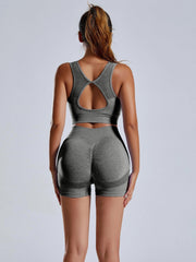2pcs Beauty Back Sports Bra & Butt Lifting Leggings Set