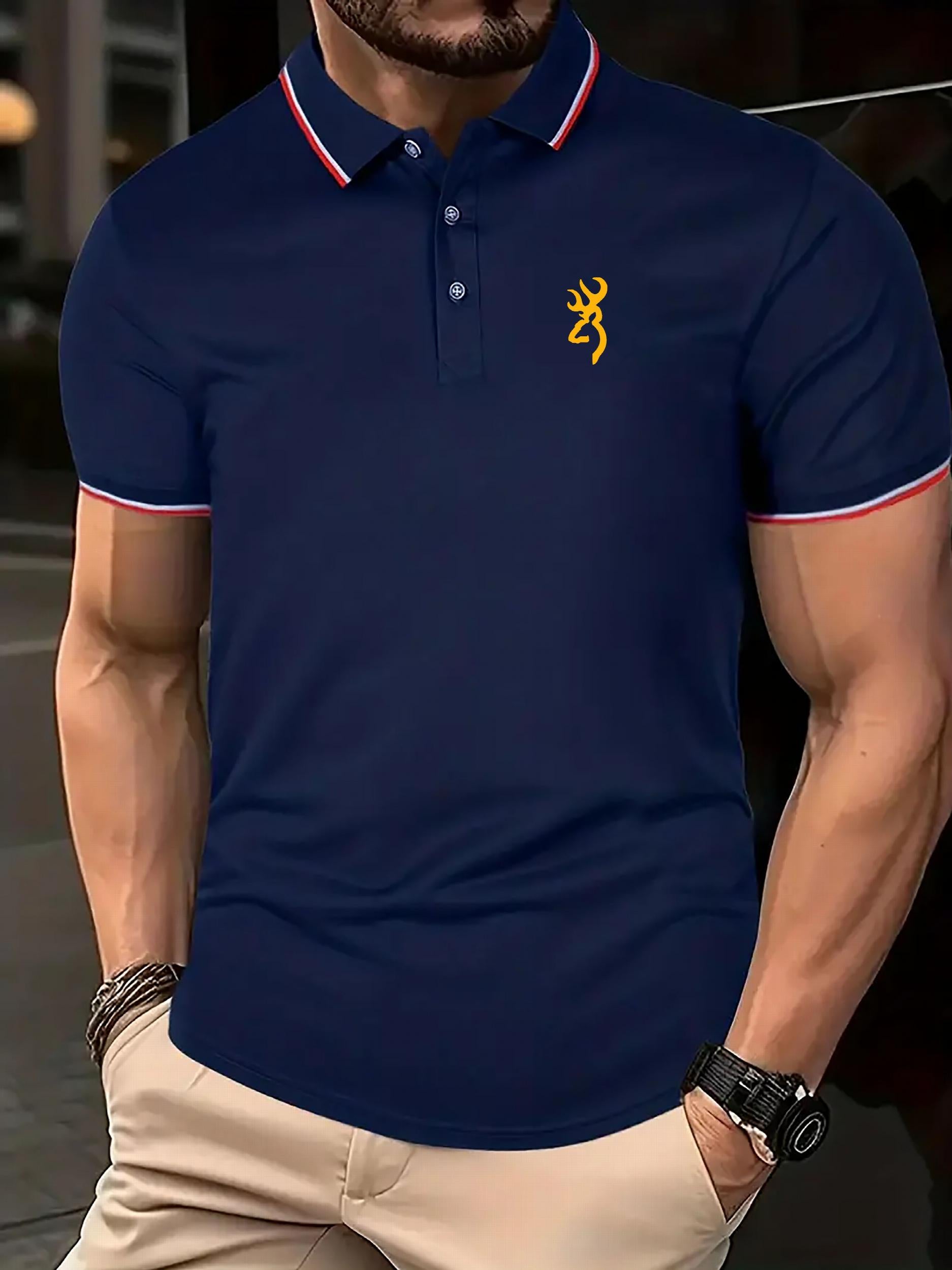 Men's Flame Graphic Shirt Active Button Up Short Sleeve Shirt