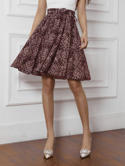 Tie Waist Swing Skirt for Spring & Summer Women