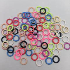 100pcs Colorful Ring Stitch Markers for Knitting and Crochet