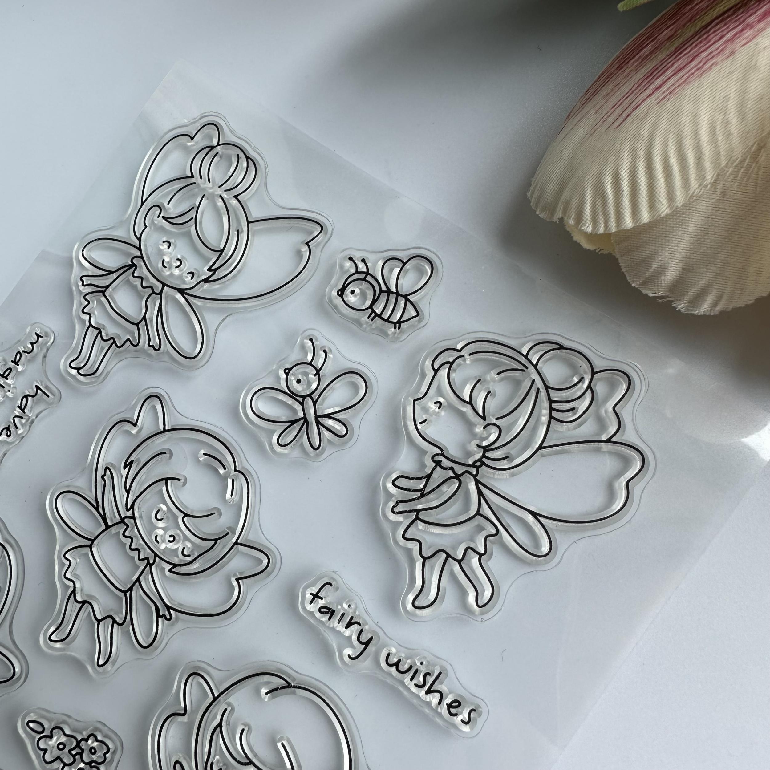 Reusable Cartoon Transparent Stamps for Unique Crafts