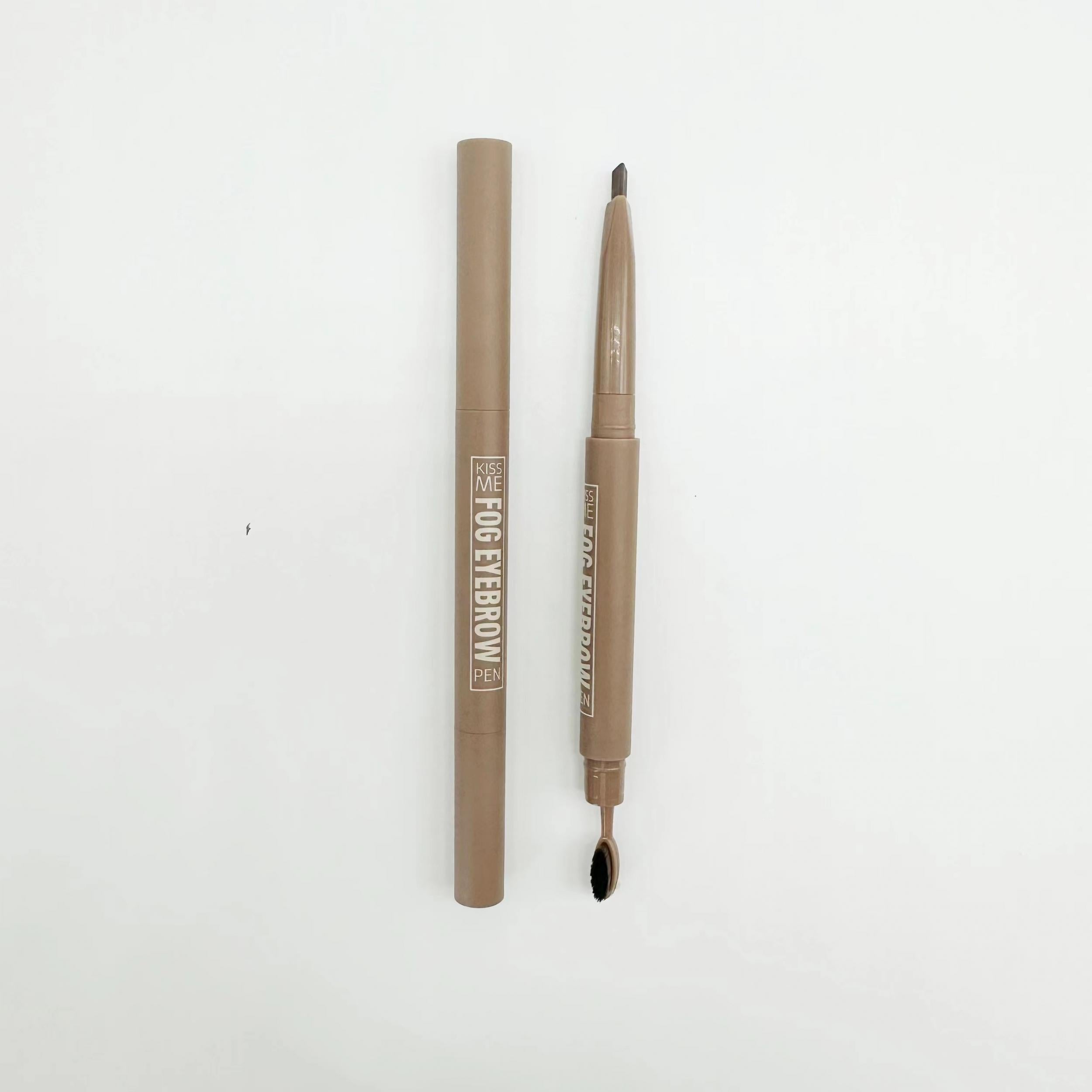 2 Colors Eyebrow Pencil Waterproof Sweat Proof with Brush Head