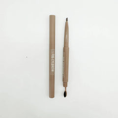 2 Colors Eyebrow Pencil Waterproof Sweat Proof with Brush Head