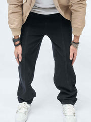 Men's Wide Leg Jeans Loose Fit Casual Denim Pants