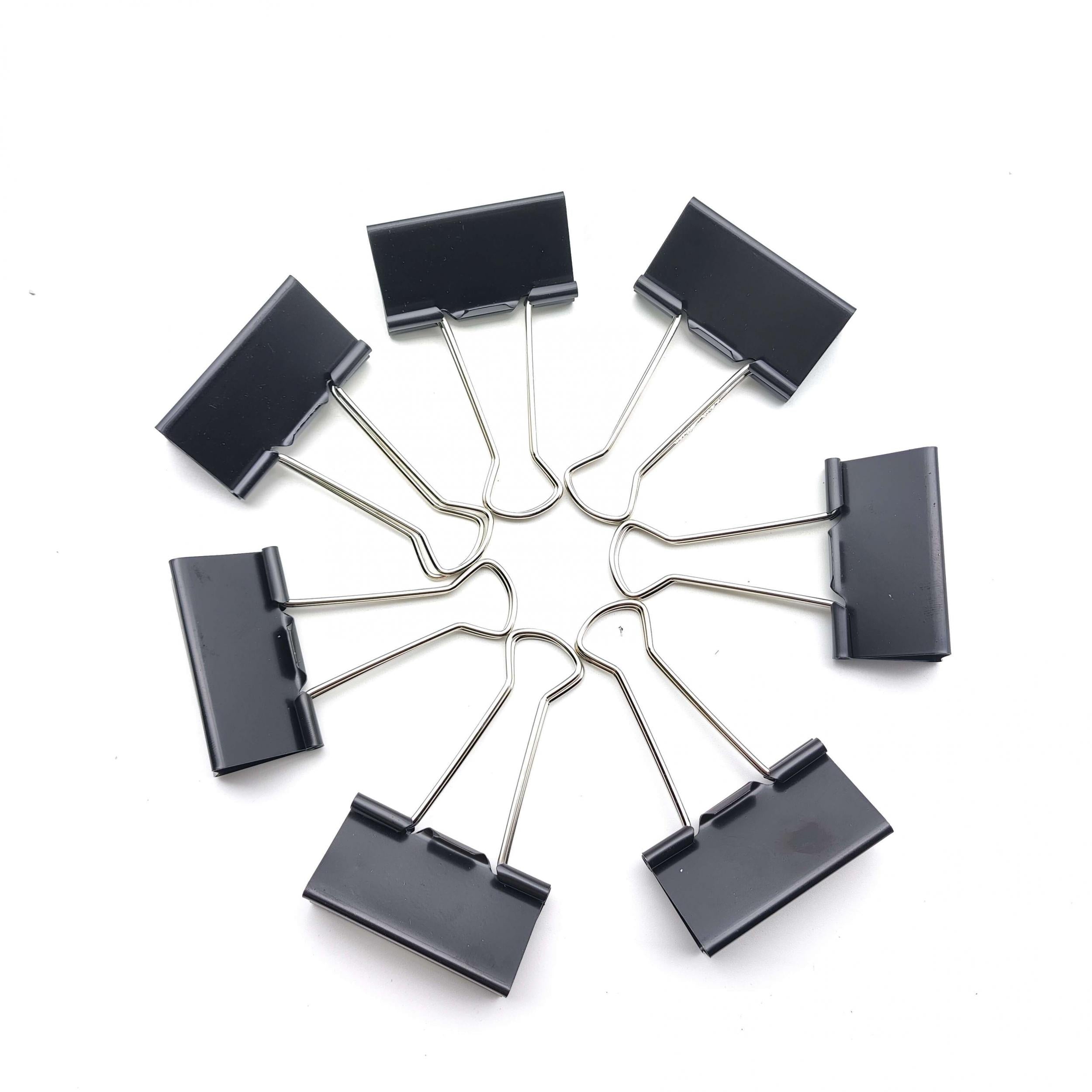 12 Pcs Box Large Binder Clips Big Paper Clamps Clips Office Supplies