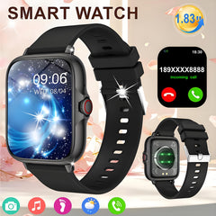 83 inch Touch Screen Sports Smart Watch Wireless Calls Messages Dial Wallpaper