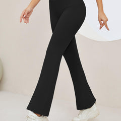 High Waist Flare Pants Tummy Control Butt Lifting Yoga Sports Pants