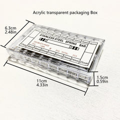 Watch Strap Spring Bar Connection Pins 8-25mm Stainless Steel Repair Kit