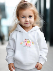 Kitty Graphic 2pcs Set Girls Casual Activewear Set