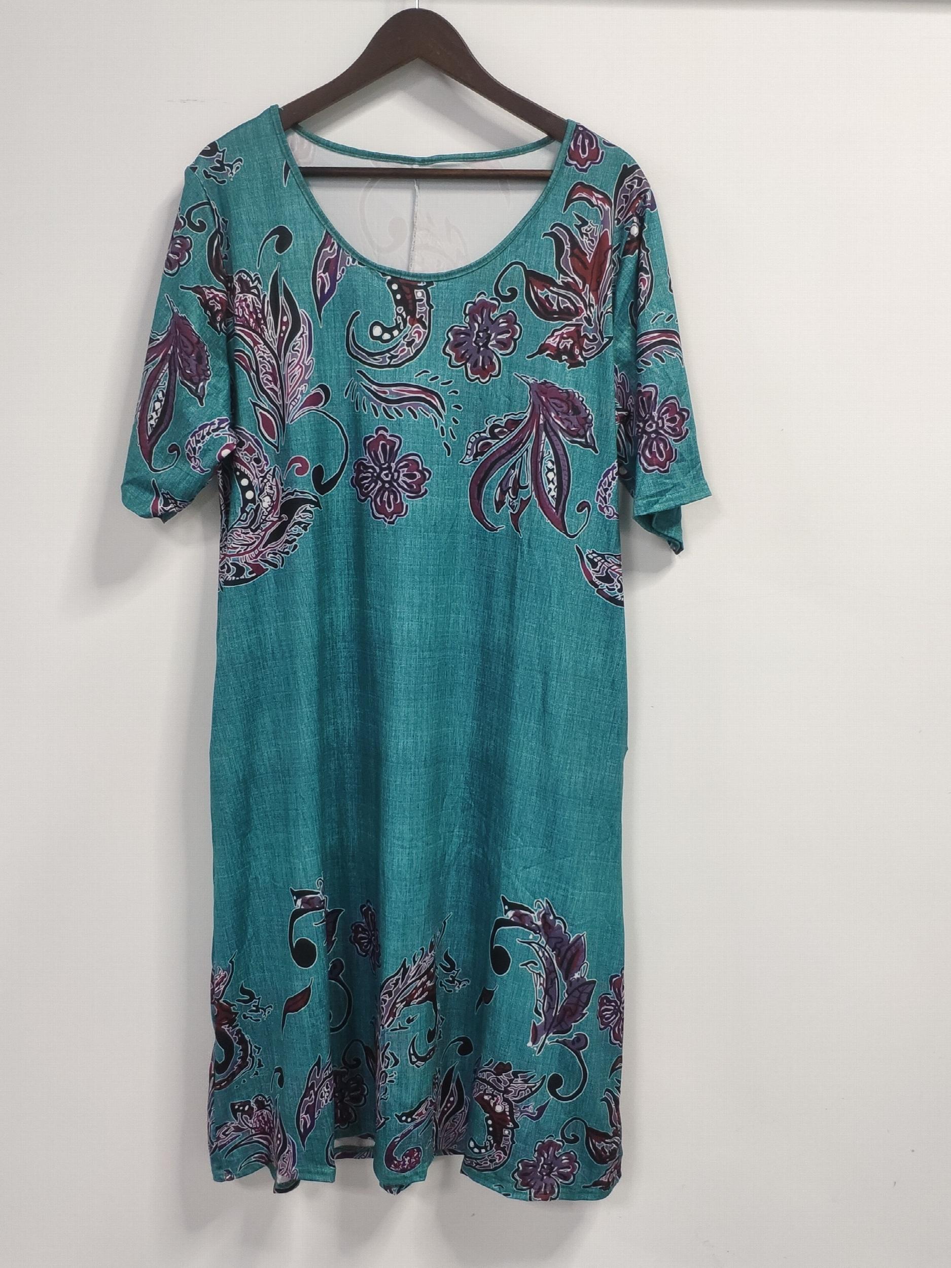 Floral Print Dress w/ Pockets