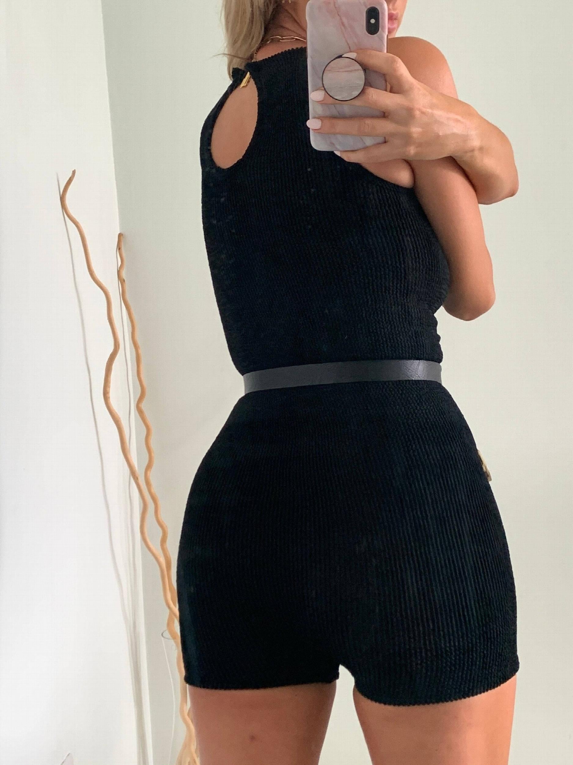 Sleeveless Slim Tank Romper Jumpsuit Women's Clothing