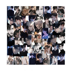54pcs Handsome Character Stickers for Mobile Phone Case Luggage Notebook