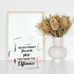 Thank You Retirement Puzzle Acrylic Coworker Leaving Gift
