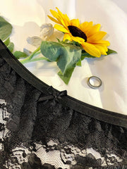 3pcs Floral Lace Mesh Thongs Comfy Intimates Panties Women's Lingerie