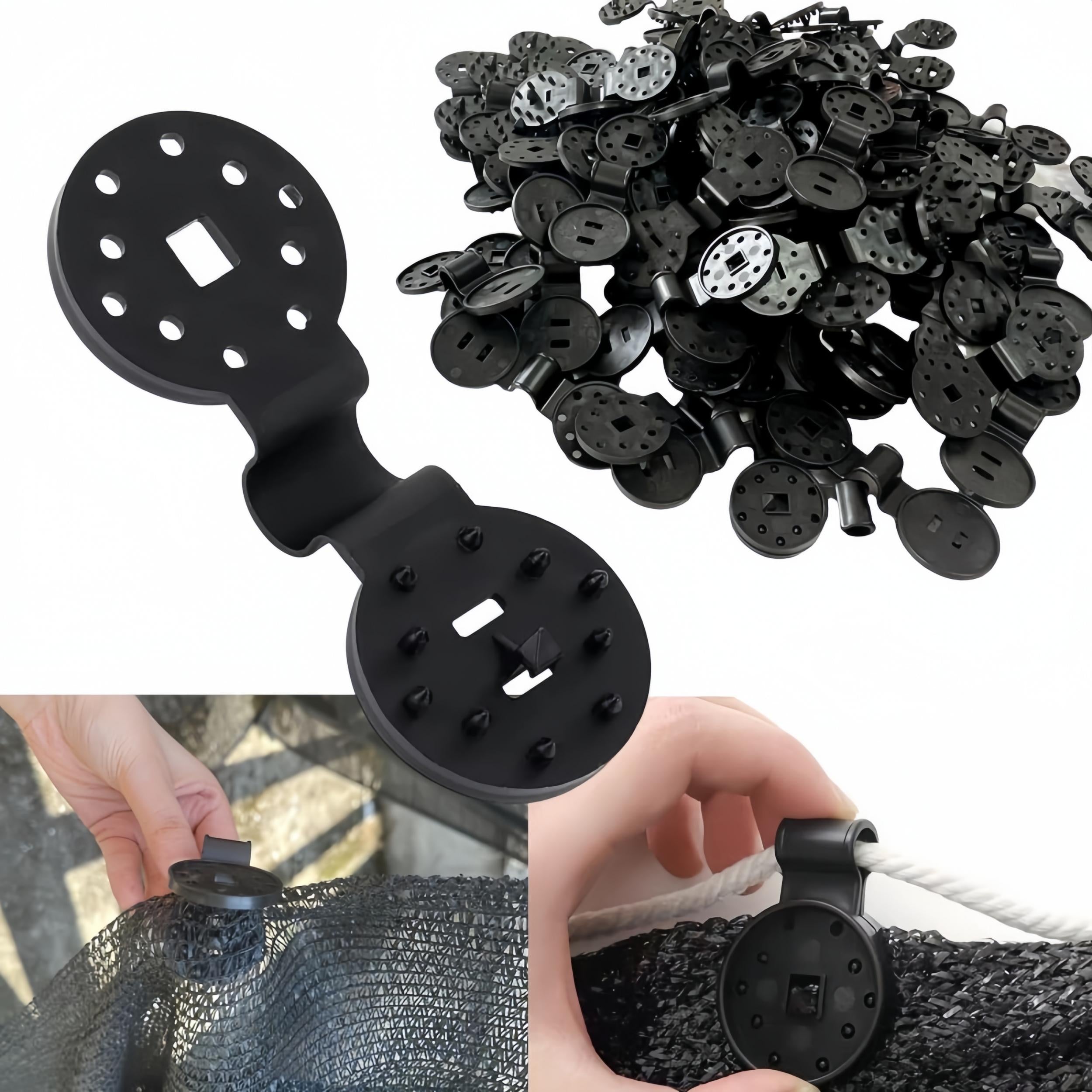 30pcs Greenhouse Shade Cloth Clips Sunshade Netting Fixing Clips