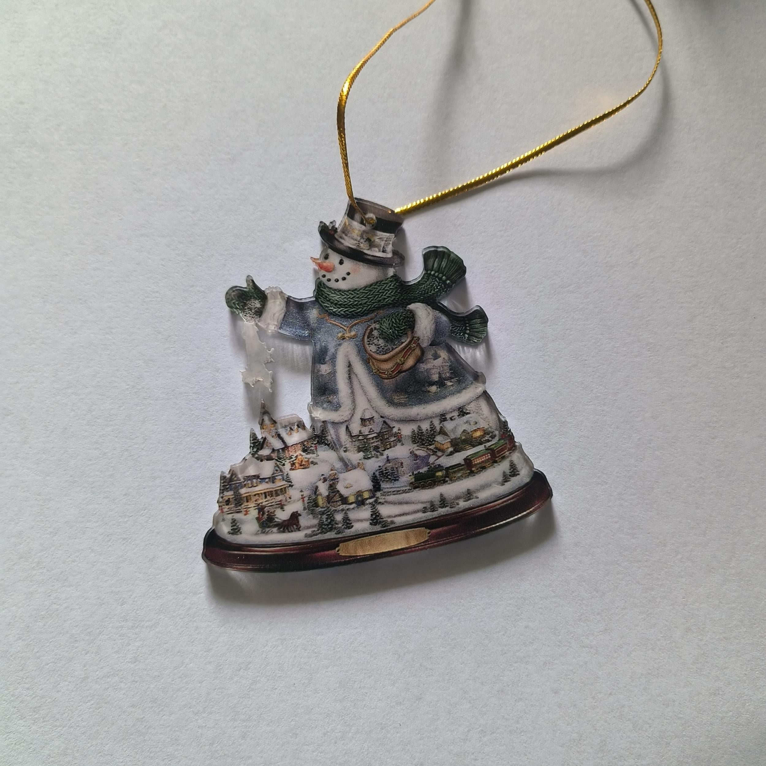 Christmas Tree Acrylic Pendant Keychain Bag Backpack Decoration