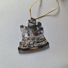 Christmas Tree Acrylic Pendant Keychain Bag Backpack Decoration