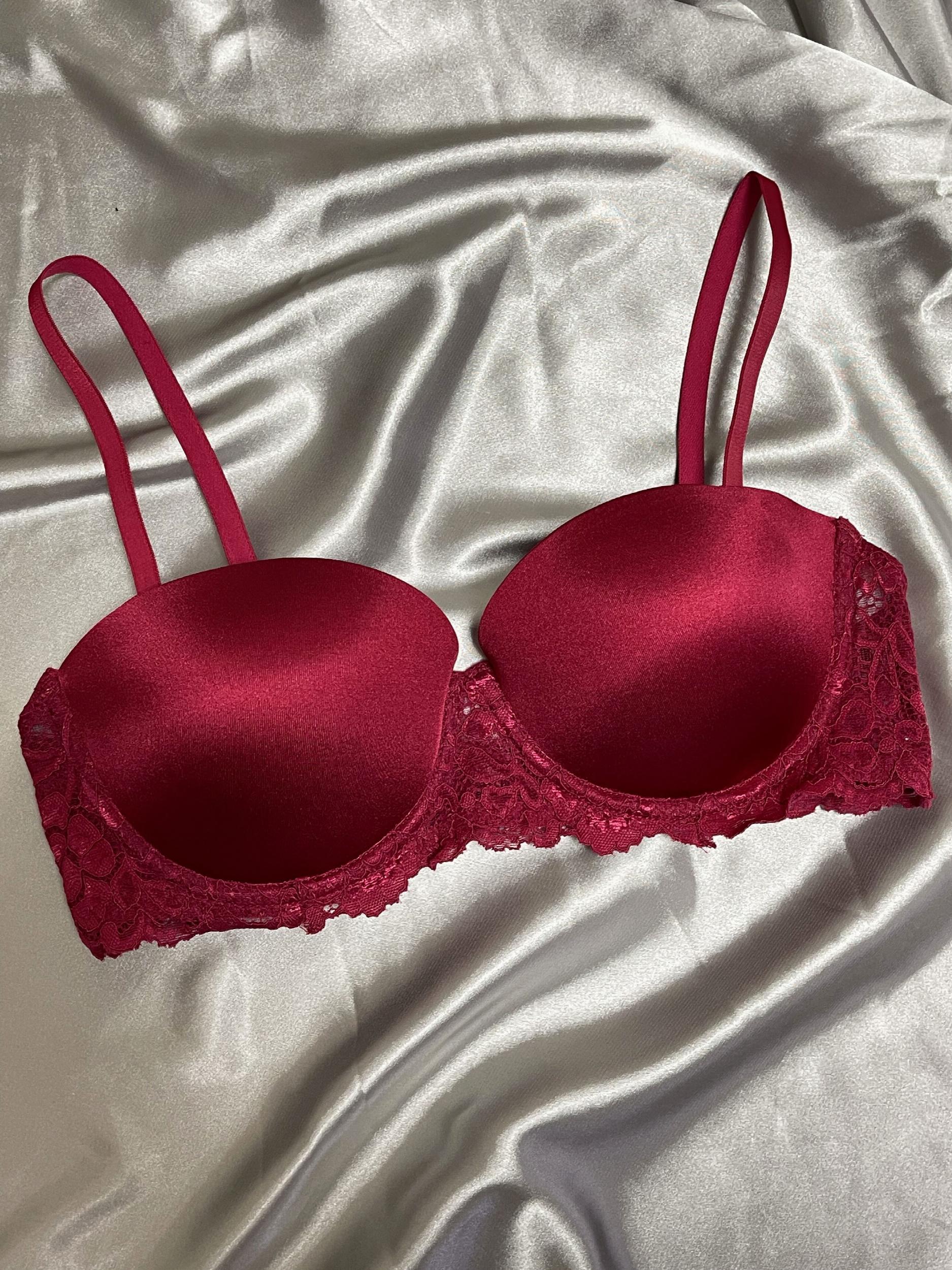 3pcs Lace T Shirt Bras Push Up Bra Women's Lingerie
