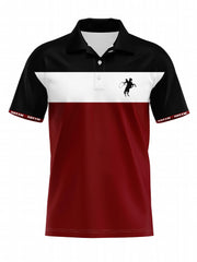 Men's Lapel Button Short Sleeve Shirt for Fitness Training