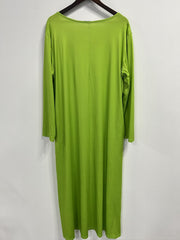 Plus Size V Neck Maxi Dress with Pockets