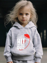 Kid's Hustle Hit Never Quit Outfit Hoodie & Pants Set