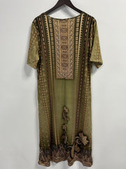 Boho Dress Women's Plus Tribal Print Short Sleeve Dress