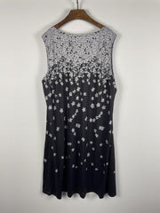 Floral Print Tank Dress Plus Size