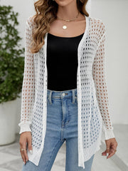 Open Front Long Sleeve Cardigan for Women