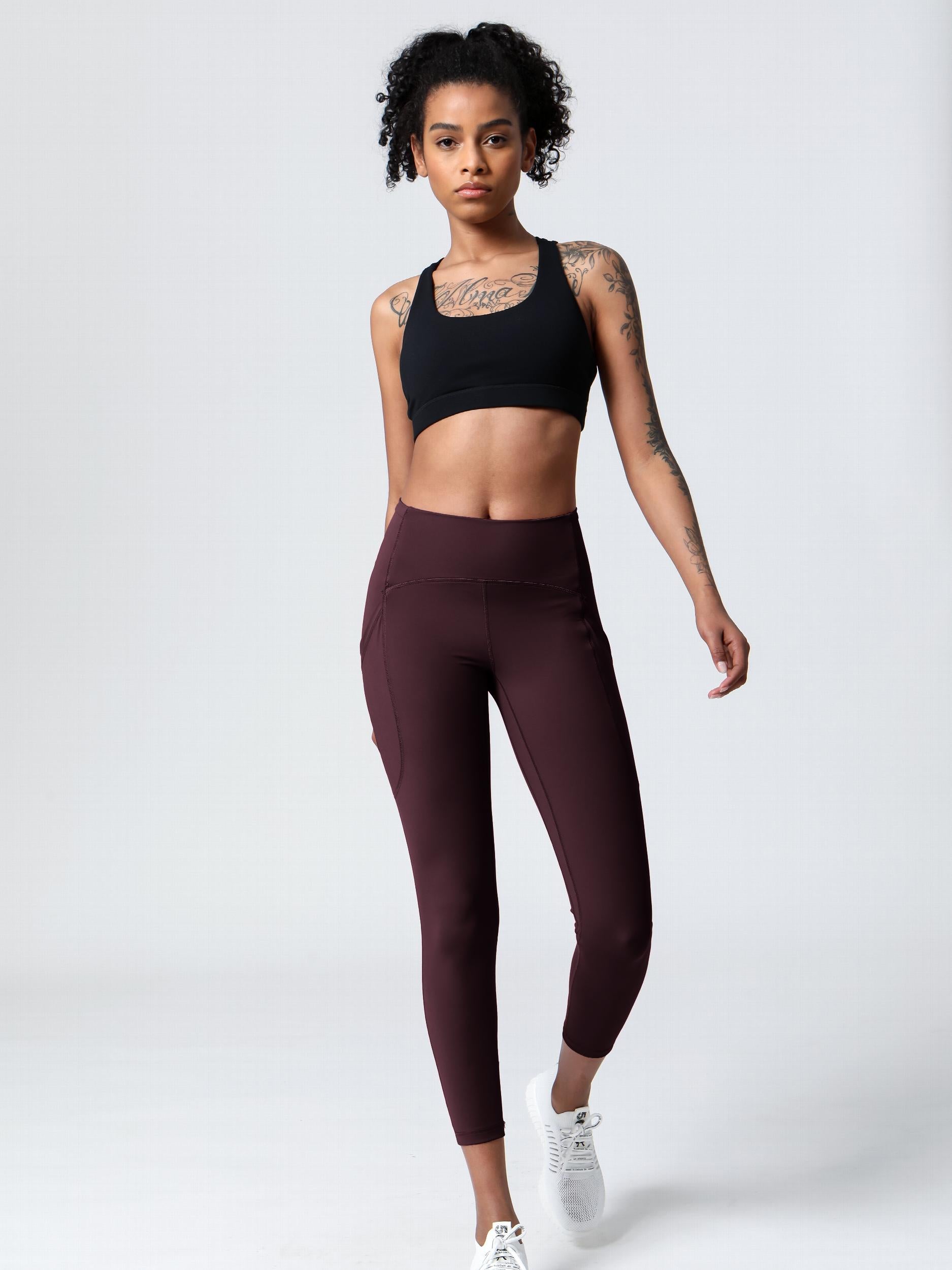 High Waist Yoga Pants Pocket Butt Lifting Leggings