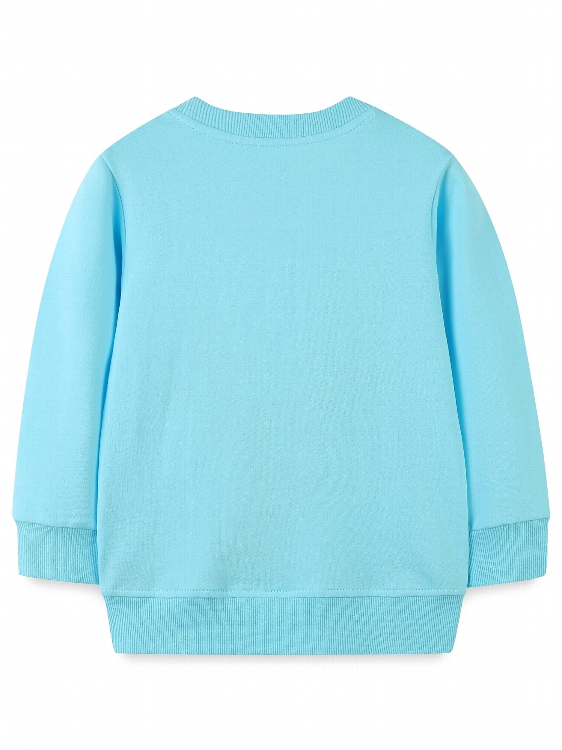 Girls' Sequin Unicorn Crew Neck Sweatshirt Long Sleeve Top