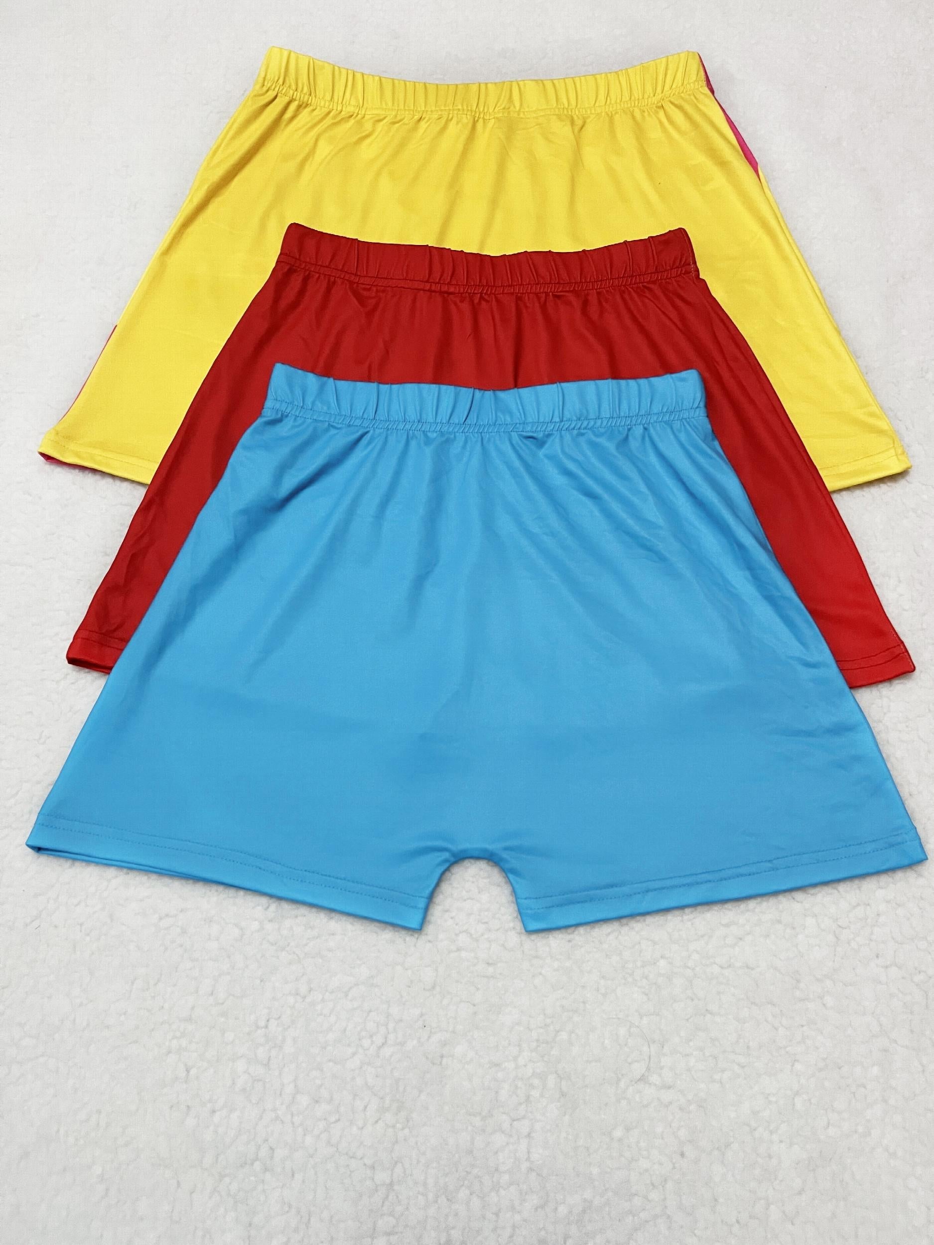 3 Pack Letter Print Shorts - Women's Spring & Summer Clothing