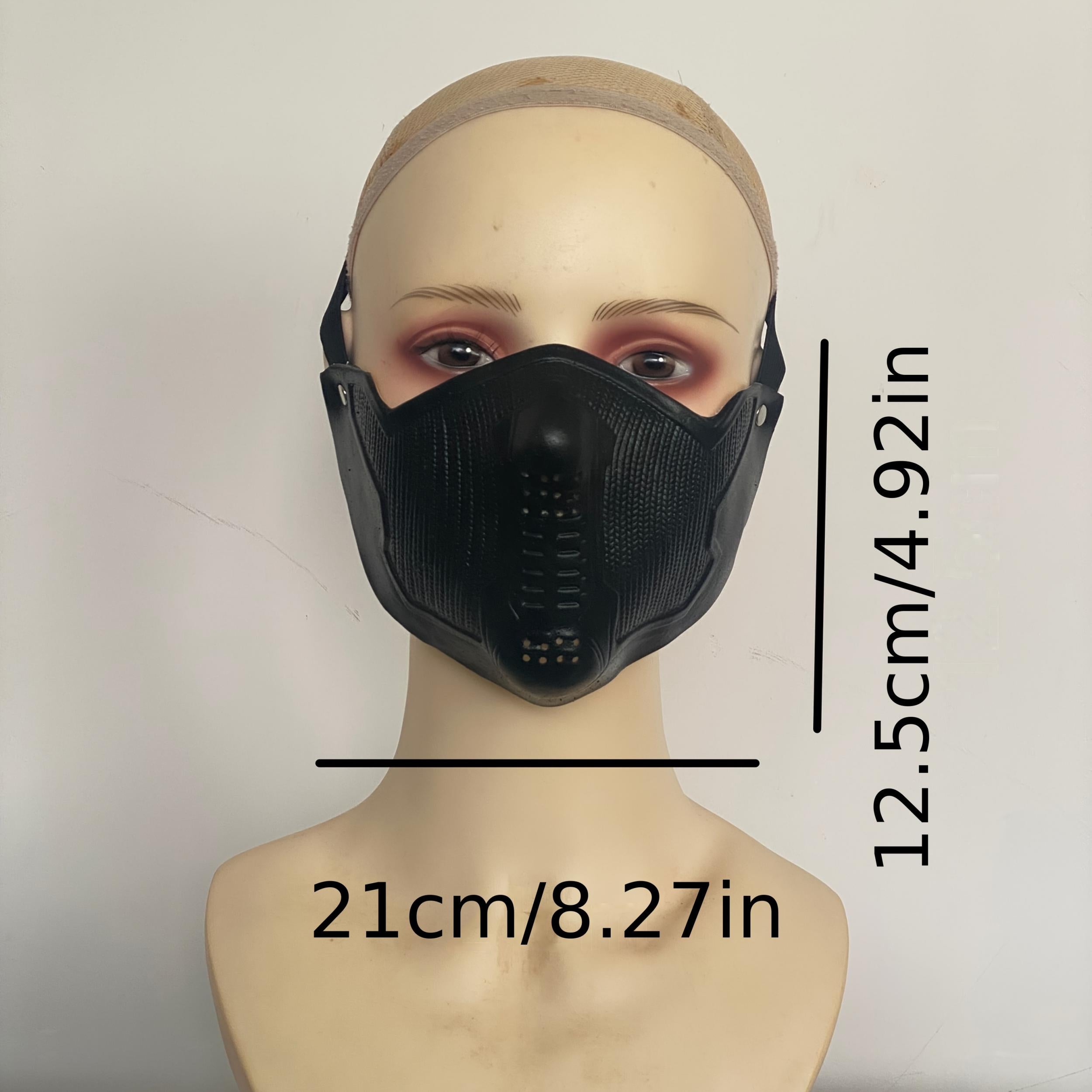 Rubber Half Face Mask Cosplay Role Play Party Halloween Christmas