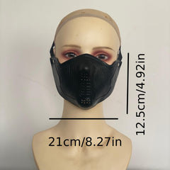 Rubber Half Face Mask Cosplay Role Play Party Halloween Christmas