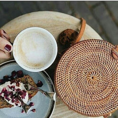 Exotic Rattan Basket Bag for Summer - Qiuteng Basket
