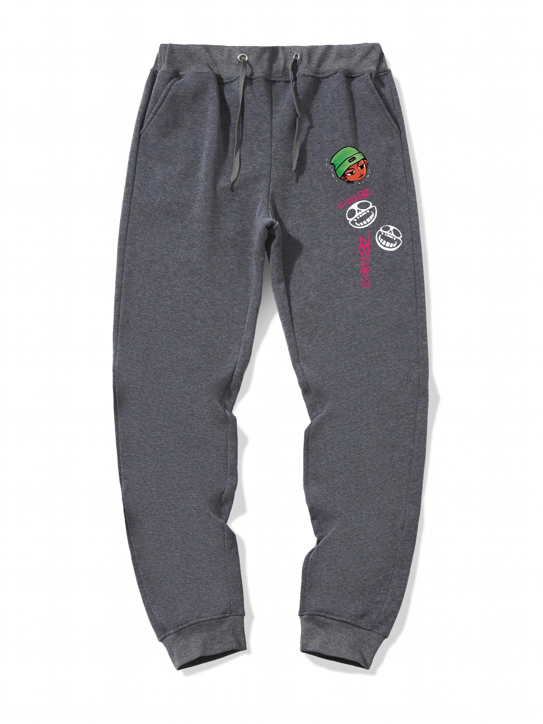 Men's Cartoon Print Jogger Sweatpants Drawstring Sport Pants