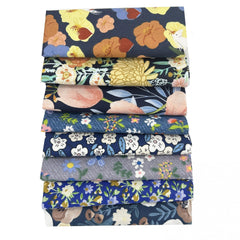 8pcs Twill Cotton Printing Bed Sheet Fabric for Sewing DIY Apparel Costumes