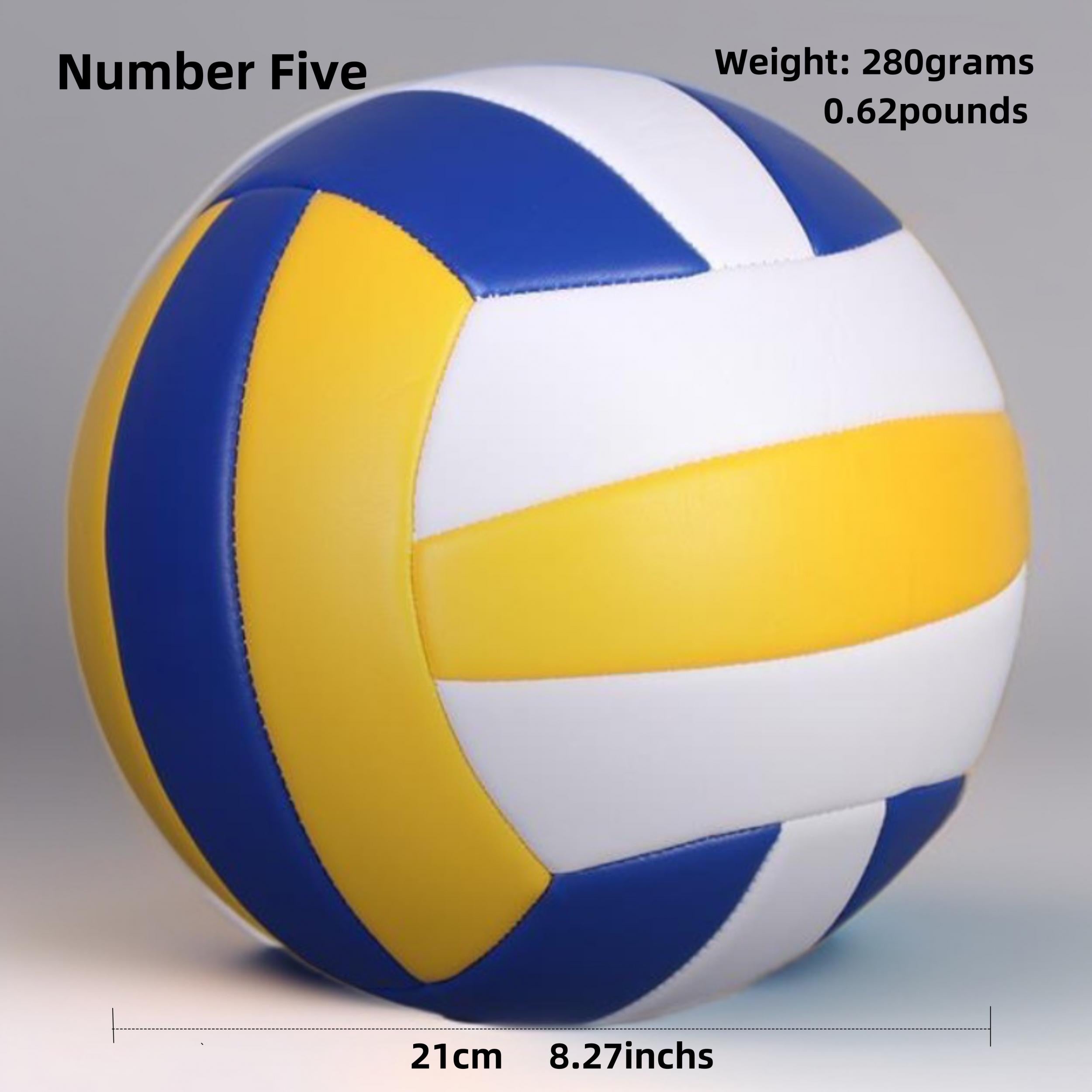 Durable Soft No 5 Volleyball for Outdoor Indoor Training