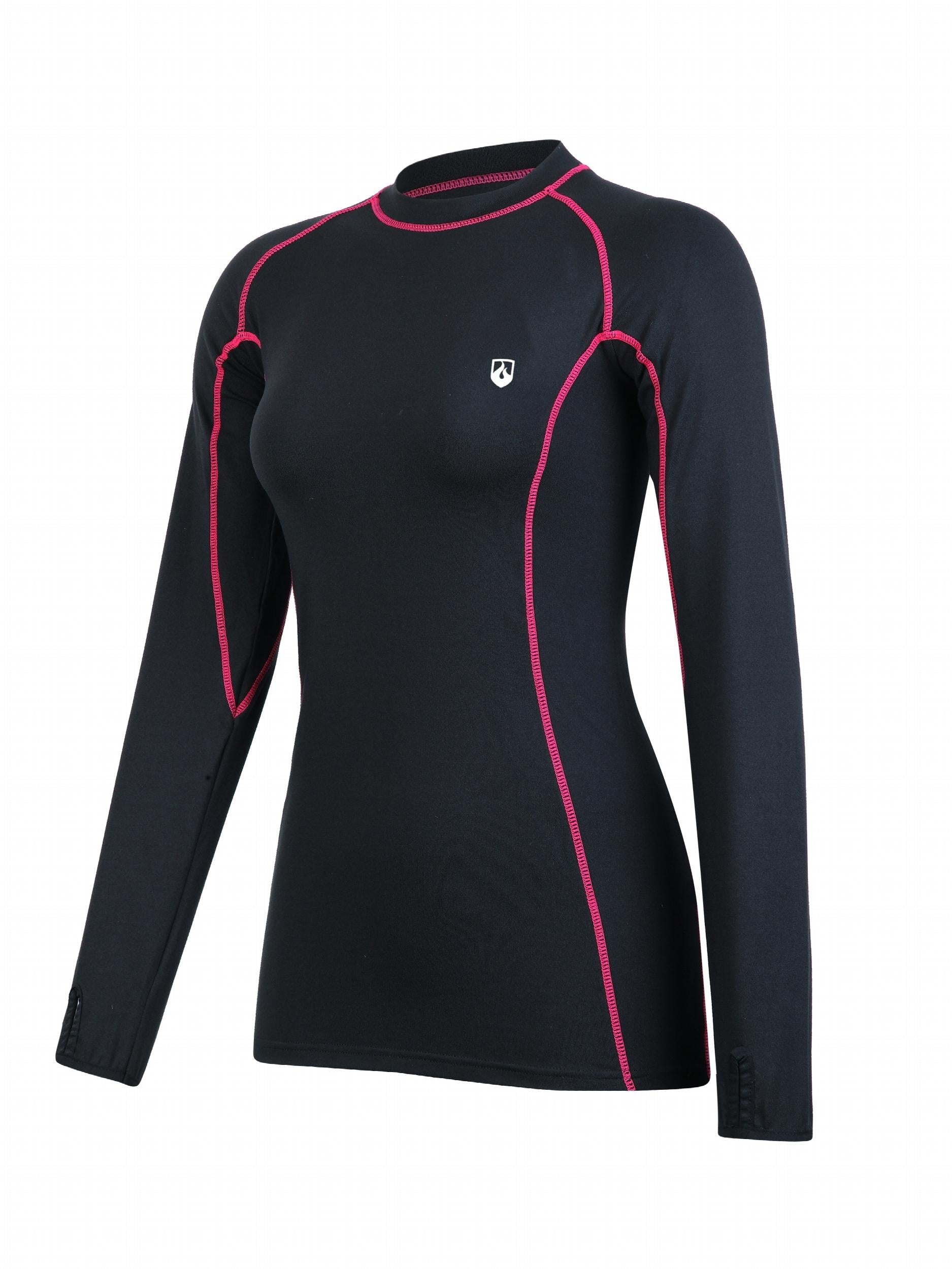 Women's Crew Neck Thermal Underwear Top