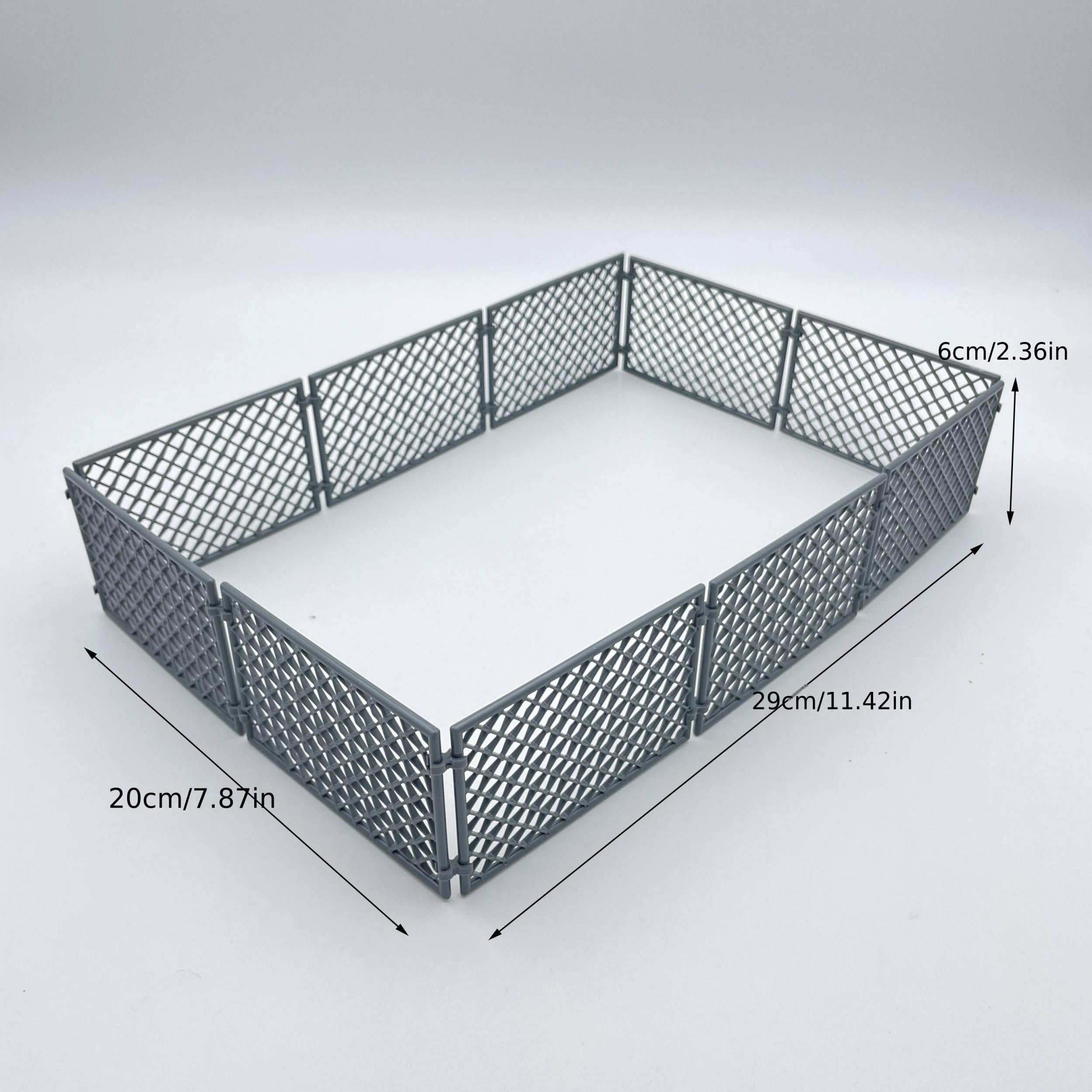 ABS Wire Mesh Barrier Building Block Accessory for DIY Projects