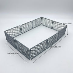 ABS Wire Mesh Barrier Building Block Accessory for DIY Projects